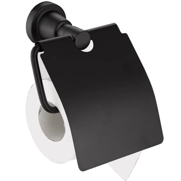 Aluminum Black Tissue Holder