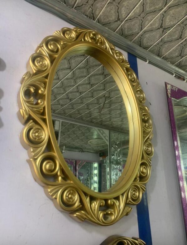 Designer Gold Frame Mirror