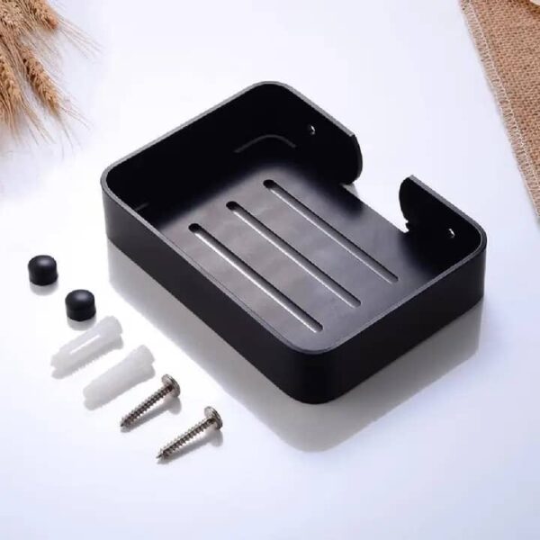 Matte Black K03 Soap Basket - Image 3