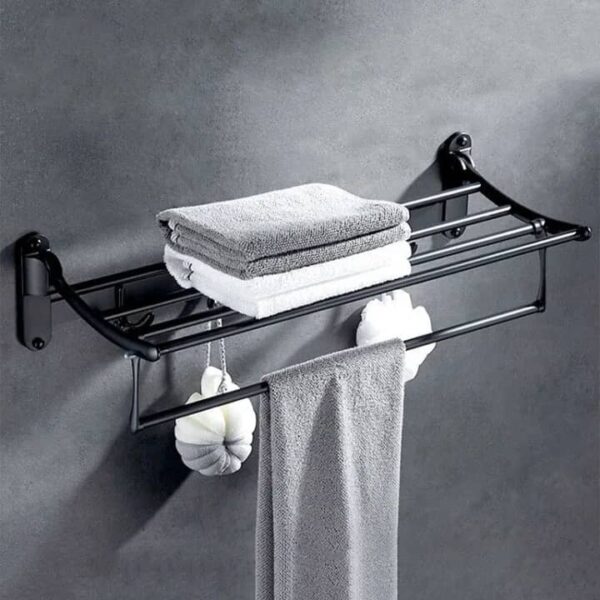 Pure Brass Black Multi-Towel Rail