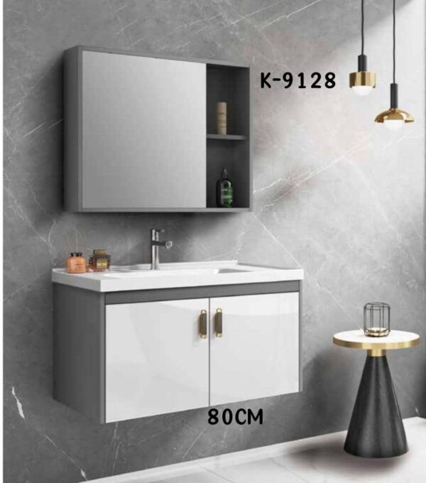 WK9128 80cm Wall-Mounted Cabinet Basin