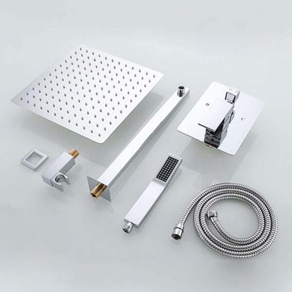 5-Way Square Head Conduit Shower - Model BS-CS03 - Image 2