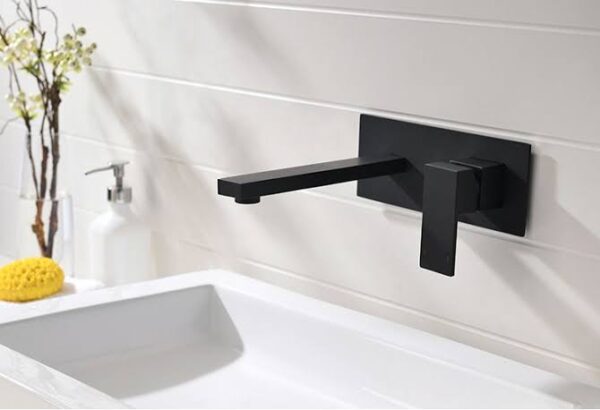 Black Concealed Basin Mixer tap