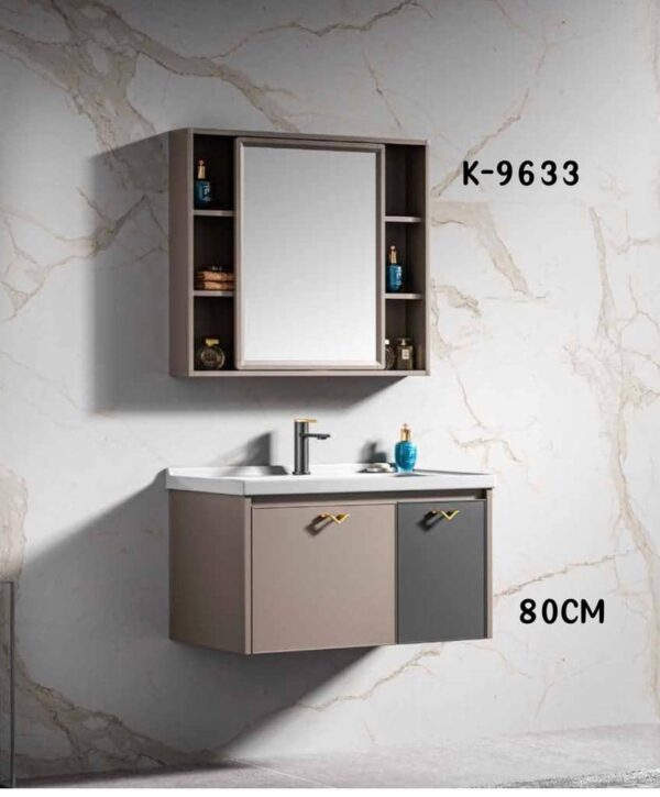 WK9633 80cm Wall-Mounted Cabinet Basin