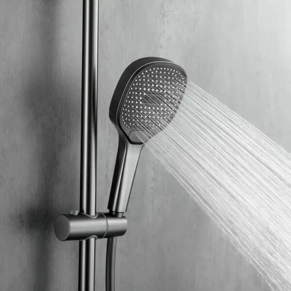 High classic thermostat digital grey shower mixer - Image 3