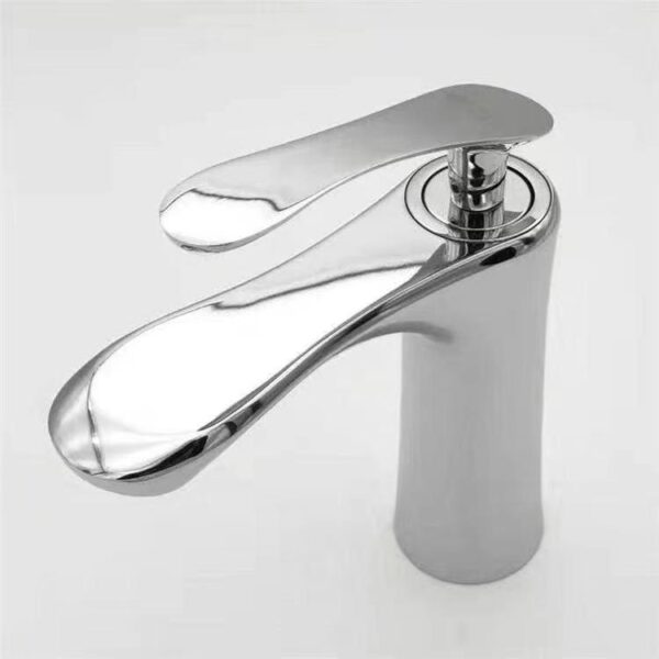 Premium Heavy-Gauge Stainless Steel Basin Mixer - Image 2