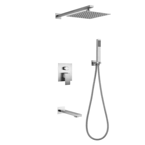 5-Way Square Head Conduit Shower - Model BS-CS03