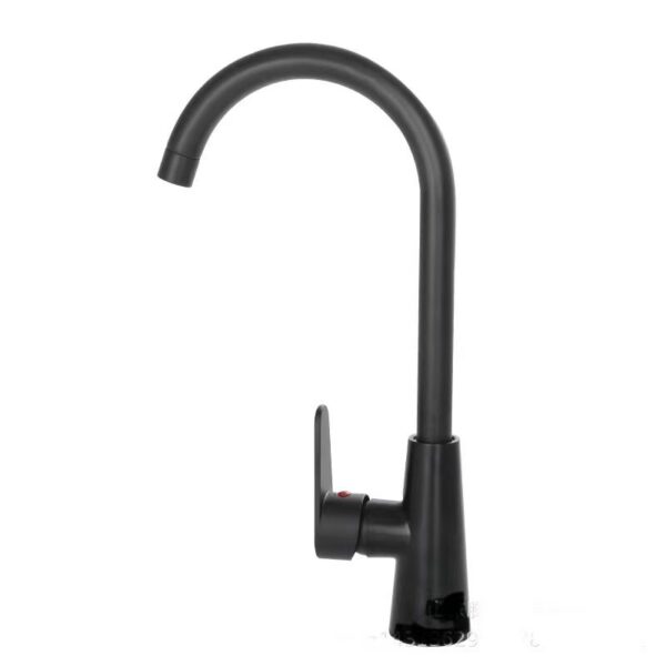 Matte Black Circular Sink Tap