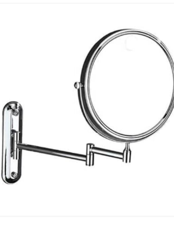 Stainless Steel Round 3x LED Magnifying Mirror