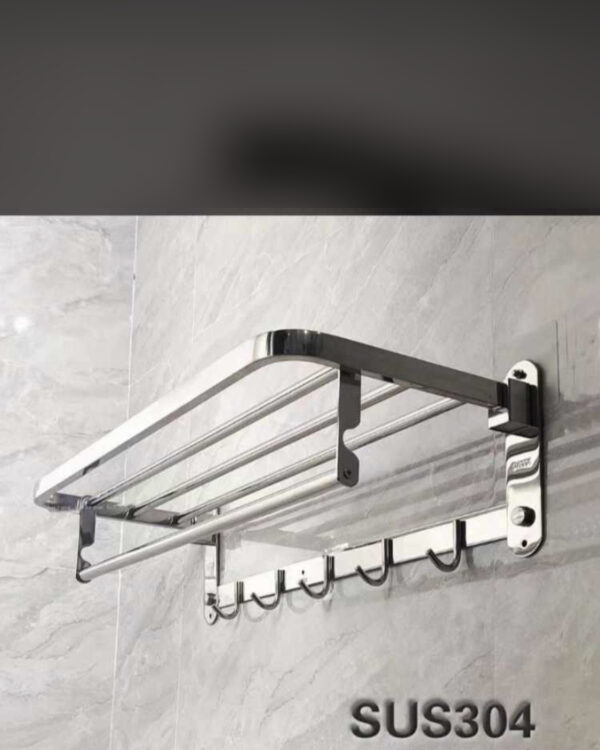 Anti-Rust Multi-Tier Towel Hanger - Image 2