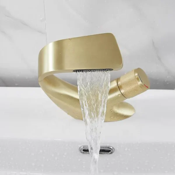 Designer Gold Basin Mixer