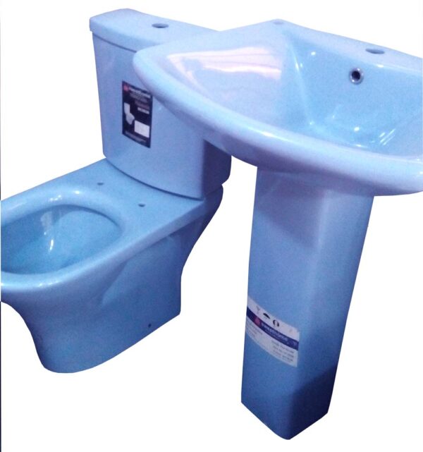 Valencia Blue Executive Water Closet - Model BT-CC17-0