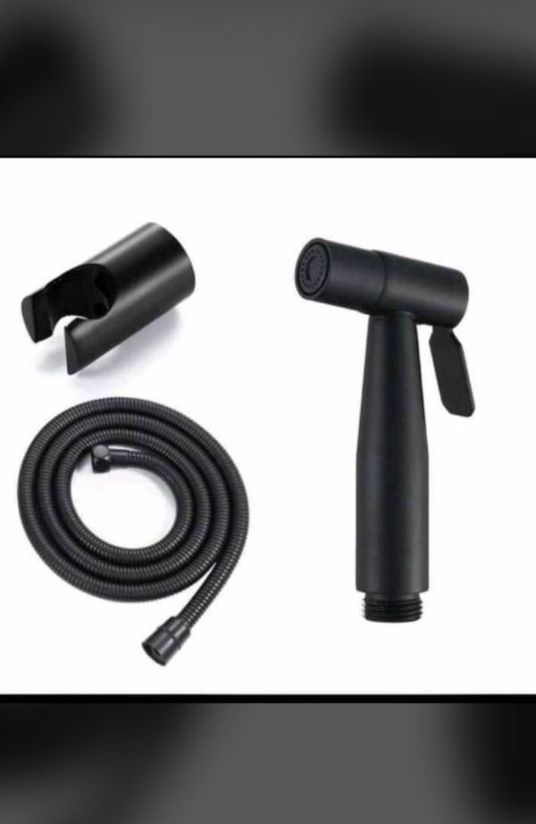 Black Round Handheld Shattaf Spray