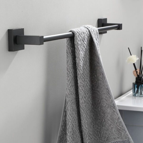 Single Grey Towel Hanger