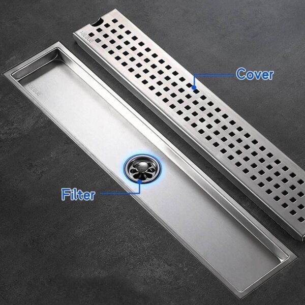 500mm Anti-Rust Mesh Pattern Shower Floor Drain - Image 2