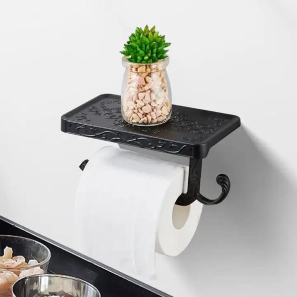 Black Royal Tissue and Phone Holder - Image 3